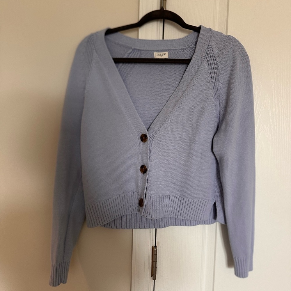 Women's Light Blue Cardigan Sweater